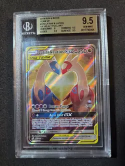 Latias & Latios gx tag team, English, BGS 9.5, Pokemon, TcG - Image 1