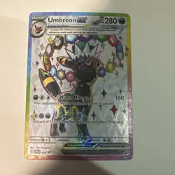 2025 Pokemon SVP Black Star Promo Umbreon ex Prismatic Evolutions #176 GemUU - Image 1
