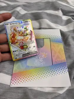2025 Pokemon Scarlet & Violet Series - Prismatic Evolutions 174 Eevee ex Li - Image 2