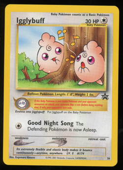 Pokemon - WOTC Black Star Promo - Igglybuff - #36 - Image 1