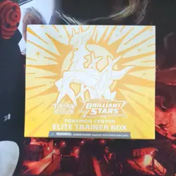 Pokemon Center Brilliant Stars ETB Pokemon TCG Sword & Shield Elite Trainer Box - Image 1