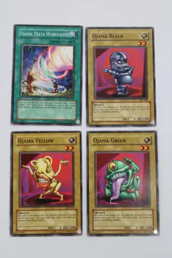 Yu-Gi-Oh! Ojama Delta Hurricane!! Yellow + Black + Green Original Set - Image 2