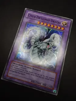 YUGIOH 2005 | CYBER TWIN DRAGON | CRV-DE035 | GERMAN | SUPER RARE | GOOD (PL) - Image 3