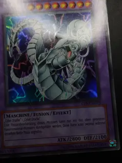 YUGIOH 2005 | CYBER TWIN DRAGON | CRV-DE035 | GERMAN | SUPER RARE | GOOD (PL) - Image 5