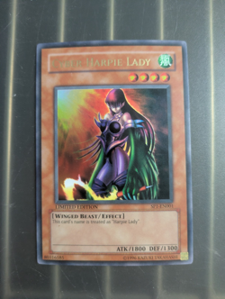 Yu-Gi-Oh! TCG Cyber Harpie Lady Limited Edition SP1-EN001 NM Ultra Rare - Image 1