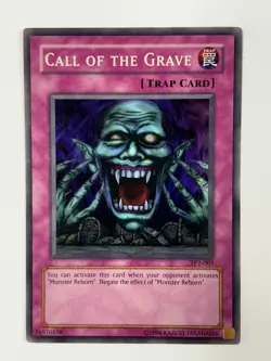 Yugioh Call of the Grave TP2-005 Super Rare Vintage Original NM - Image 1