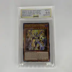 Yu-Gi-Oh! TCG 25th Anniversary Imsety, Glory Of Horus 1st Ed AGOV GRADED 9.5 - Image 1