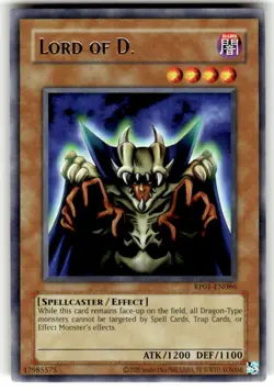 Yu-Gi-Oh! Lord of D. Retro Pack RP01-EN086 Unlimited Rare 2024 NM - Image 1