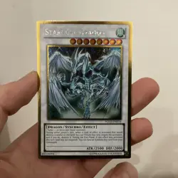 Yugioh Stardust Dragon PGLD-EN076 Gold Rare NM+ - Image 1