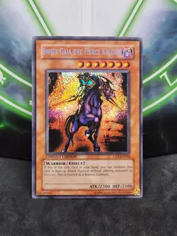 Yugioh Swift Gaia The Fierce Knight CT1-EN004 Secret Rare LP - Image 1