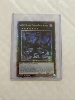 Yu-Gi-Oh! Eclipse, Dragon Ruler of Catastrophes QCR ALIN-EN048 - Image 1