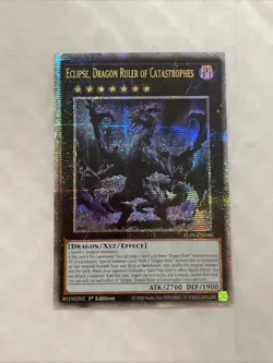 Yu-Gi-Oh! Eclipse, Dragon Ruler of Catastrophes QCR ALIN-EN048 - Image 2