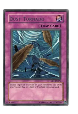 Yugioh- 1X Dust Tornado - Rare - Unlimited - DB1-EN075 - Light Play - Image 1