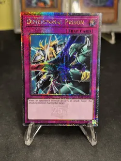 Dimensional Prison RA04-EN132 Quarter Century Secret Rare Yu-Gi-Oh - Image 1