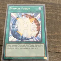 Yu-Gi-Oh! Miracle Fusion SDHS-EN024 1st Edition Spell Card Konami - Image 1