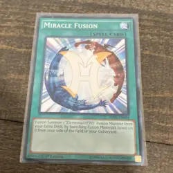 Yu-Gi-Oh! Miracle Fusion SDHS-EN024 1st Edition Spell Card Konami - Image 2
