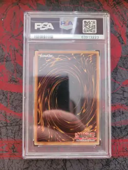 Yugioh Ancient Fairy Dragon Ghost Rare Unlimited PSA 8 - Image 3