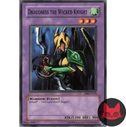 Yugioh Dragoness the Wicked Knight MRL-E126 Common NM - Image 1