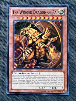 Yugioh The Winged Dragon of Ra 1st Edition Mosaic Rare BP02-EN126 NM - Image 1