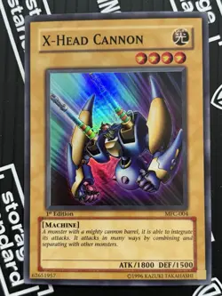 Yugioh X-Head Cannon MFC-004 Super Rare 1st Ed nm - Image 1
