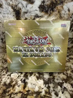 Yu-Gi-Oh! TCG: Maximum Gold El Dorado Display Box 1st Edition - New & Sealed - Image 1