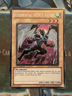 EU Elemental Hero Avian LCGX-EN002 1st Edition SECRET NM Yugioh - Image 1