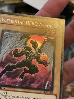 EU Elemental Hero Avian LCGX-EN002 1st Edition SECRET NM Yugioh - Image 3