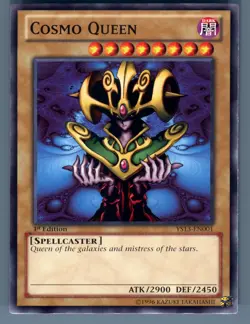 Cosmo Queen YS13-EN001 1st Edition YuGiOh Starter Card Superstar V For Victory - Image 1