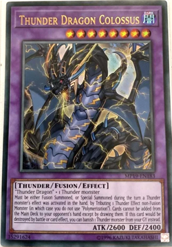 Thunder Dragon Colossus MP19-EN183 Ultra Rare YuGiOh TCG Card NM - Image 1
