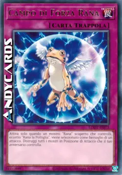 CAMPO DI FORZA RANA (Froggy Forcefield) • Rara • LODT IT073 • Unl 2024 • Yugioh! - Image 1