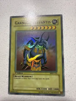 Yugioh Garnecia Elefantis MRD-125 Super Rare 1st Ed LP - Image 1