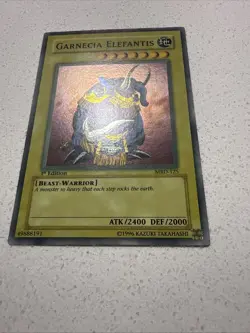 Yugioh Garnecia Elefantis MRD-125 Super Rare 1st Ed LP - Image 2
