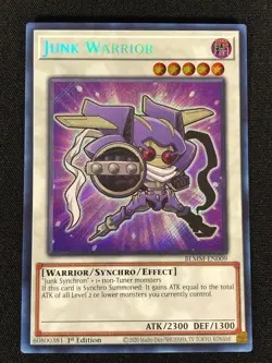 Yugioh Junk Warrior BLMM-EN009 1st Secret (NM) - Image 1