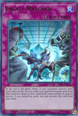Evenly Matched - GFTP-EN126 Ultra Rare 1st Ed NM Yugioh - Image 1