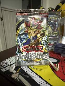 Yugioh Metal Raiders Factory Sealed Booster Pack - Image 1