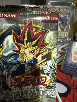 Yugioh Metal Raiders Factory Sealed Booster Pack - Image 3