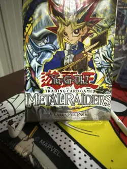 Yugioh Metal Raiders Factory Sealed Booster Pack - Image 4