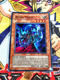 Asura Priest lod-071 Unltd Ed (MP/HP) Super Rare Yu-Gi-Oh! - Image 1