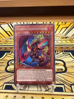 Yugioh Feuerkonig Hochavatar Garunix Platinum Secret Rare RA04-DE194 - Image 1