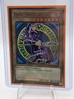 Yugioh! LP Dark Magician - MAGO-EN002 - Premium Gold Rare - 1st Edition - Image 1