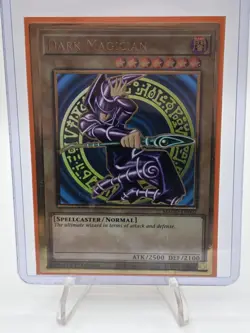 Yugioh! LP Dark Magician - MAGO-EN002 - Premium Gold Rare - 1st Edition - Image 2