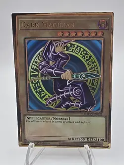 Yugioh! LP Dark Magician - MAGO-EN002 - Premium Gold Rare - 1st Edition - Image 3
