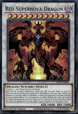 Red Supernova Dragon 1st Ed Ultra Rare GFTP-EN045 Yu-Gi-Oh! - Image 1