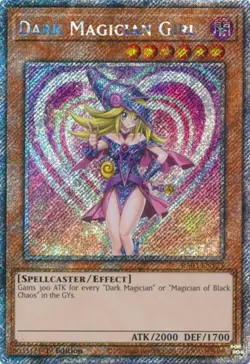 Dark Magician Girl (A) - RA03-EN123 - Platinum Secret Rare - 1st Edition NM Yugi - Image 1