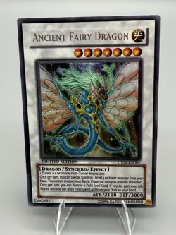 Yugioh Ancient Fairy Dragon CT06-EN002 2009 Collectors Tin Limited Edition NM - Image 1