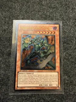 YUGIOH Ultimate Rare Inzektor Giga-Mantis ORCS-EN021 1st Edition - Image 2