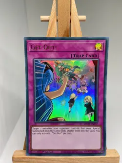 Get Out! - Ultra Rare 1st Edition MP20-EN137 - NM - YuGiOh - Image 1