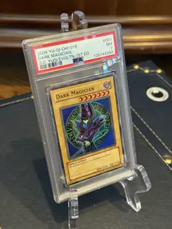 2004 YuGiOh Dark Magician SYE-001 1st Edition PSA 7 - Image 1