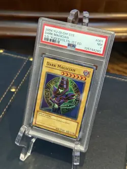 2004 YuGiOh Dark Magician SYE-001 1st Edition PSA 7 - Image 4