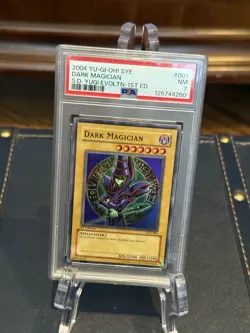 2004 YuGiOh Dark Magician SYE-001 1st Edition PSA 7 - Image 5